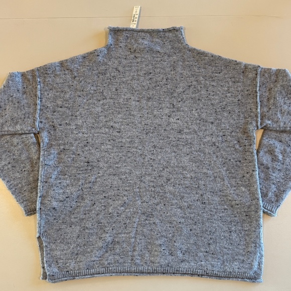 Madewell Donegal Whitworth Mockneck Sweater – Graphite – Size M – NWT - Picture 3 of 6